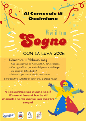 Carnevale 2024  domenica 11 febbraio