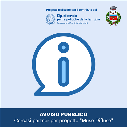 Avviso Pubblico: Il Comune Di Occimiano Cerca Partner Per Il Progetto "Muse Diffuse" Contro La Povertà Educativa