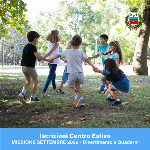 Centro Estivo Settembre 2026