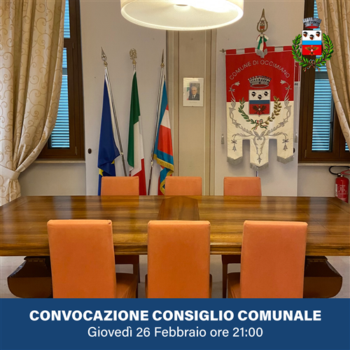 Convocazione del Consiglio Comunale