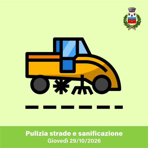 Pulizia e sanificazione delle strade comunali