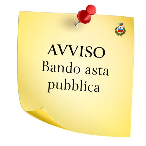 AVVISO - Bando asta pubblica