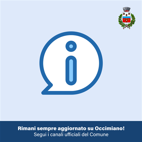 Rimani sempre aggiornato su Occimiano!