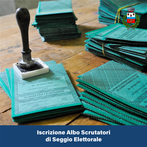 Iscrizione Albo Scrutatori di Seggio Elettorale