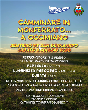 Camminare in Monferrato... a Occimiano