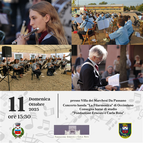 Concerto della Banda La Filarmonica e consegna delle borse di studio 2026
