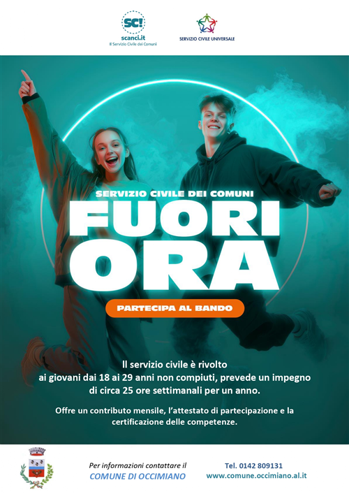 Apertura Bando Servizio Civile dei Comuni