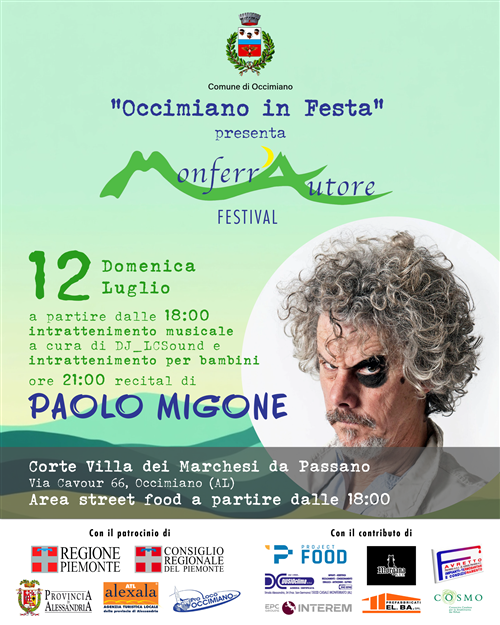 Monferr'Autore Festival sbarca a Occimiano!